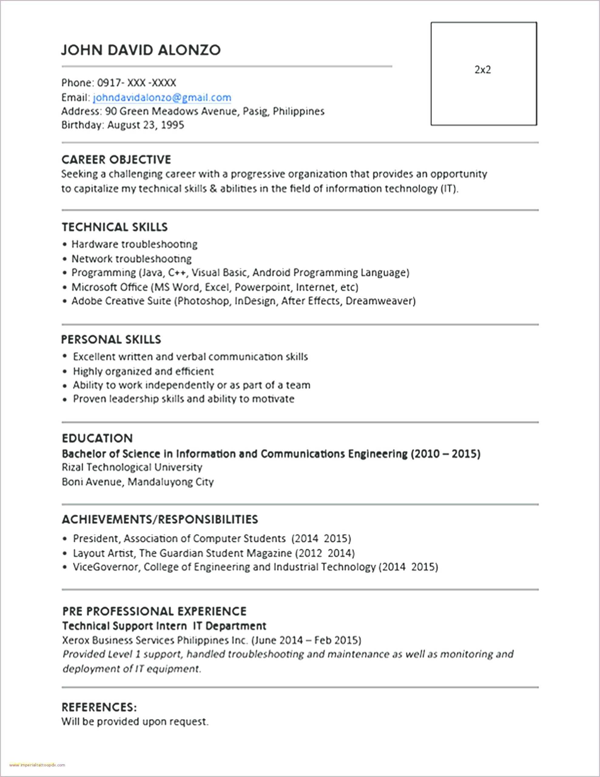 015 Best Word Resume Templates Free Layout Template Pertaining To Template For Technical Report
