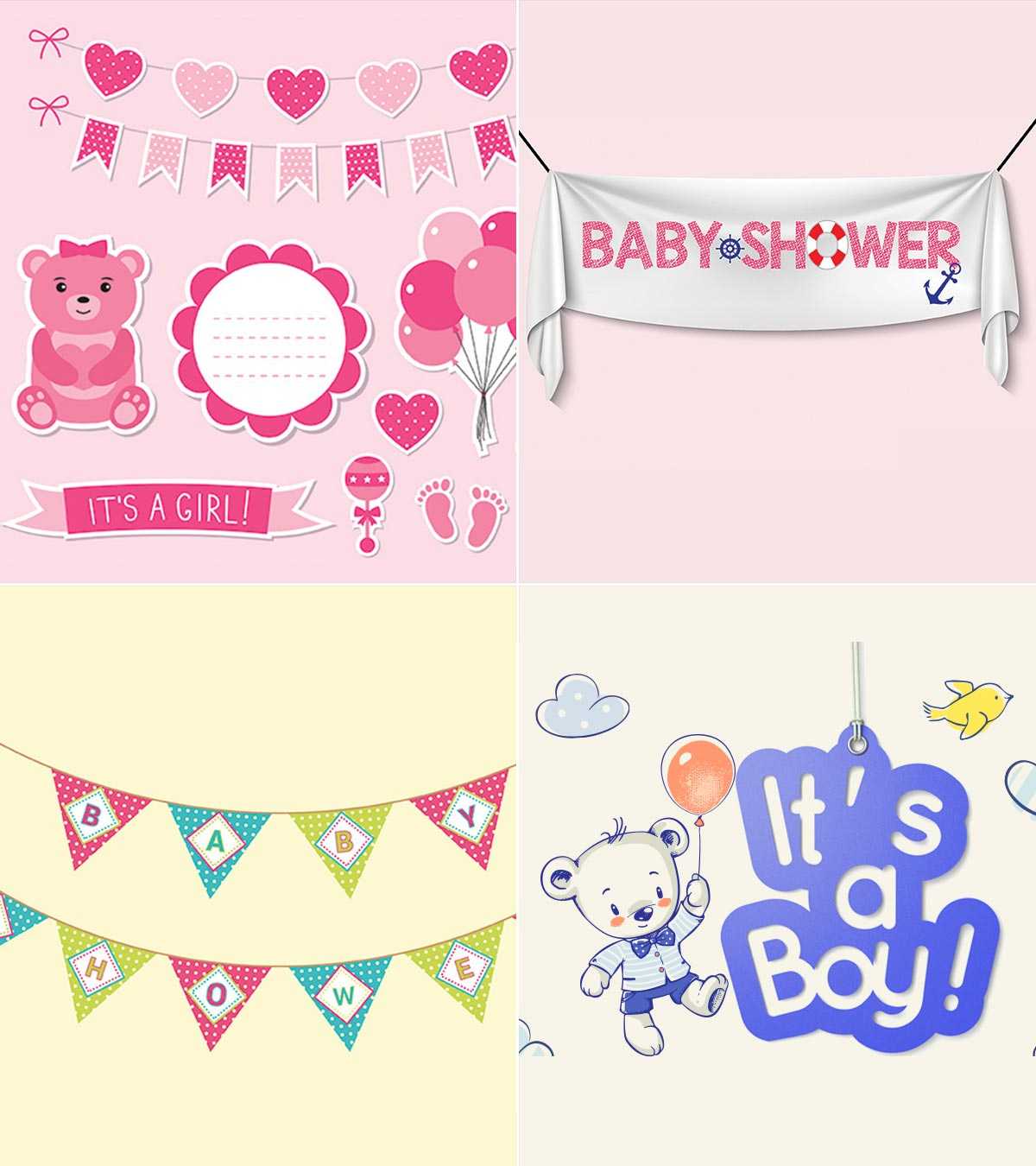 11 Attractive Baby Shower Banner Ideas In Baby Shower Banner Template