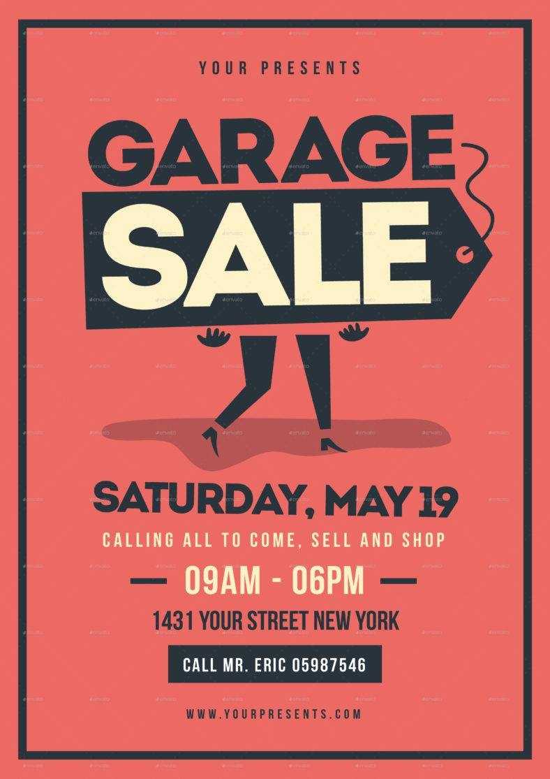 14+ Garage Sale Flyer Designs & Templates – Psd, Ai | Free With Garage Sale Flyer Template Word