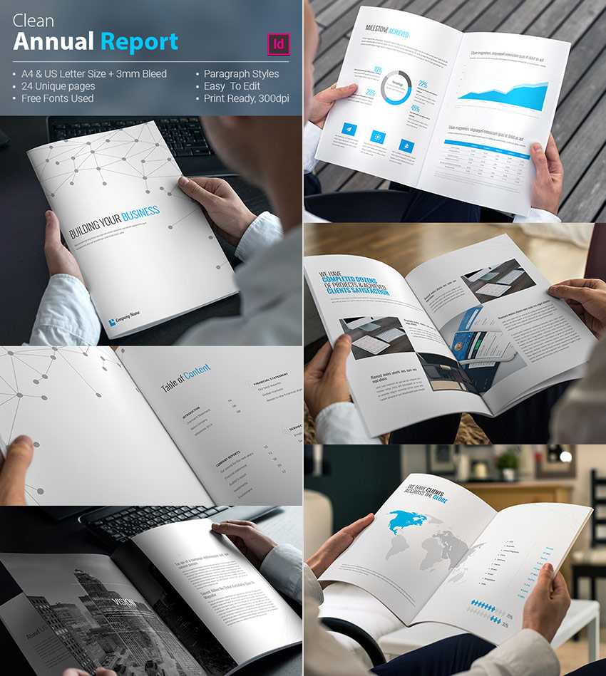 15+ Шаблонів Для Річного Звіту З Неймовірними Макетами Indesign Within Free Annual Report Template Indesign
