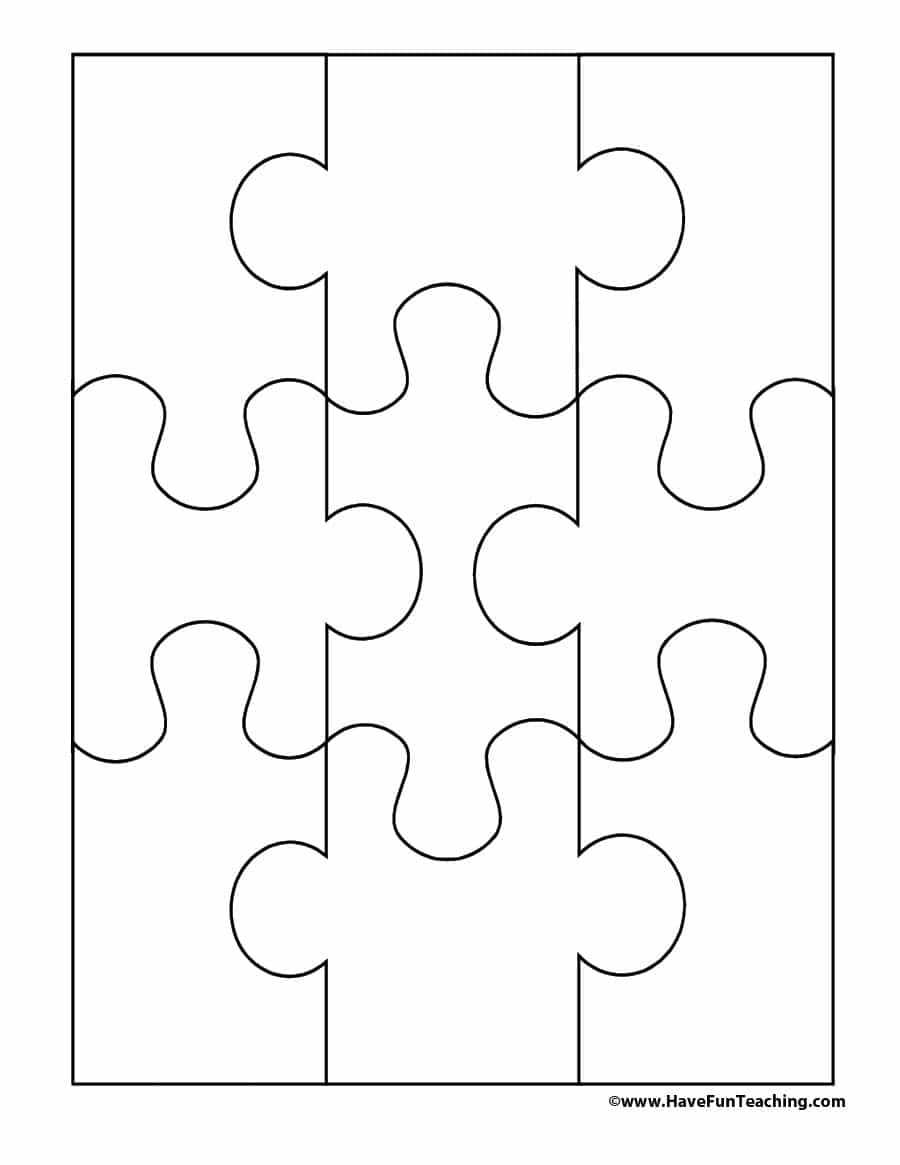19 Printable Puzzle Piece Templates ᐅ Templatelab With Blank Jigsaw Piece Template