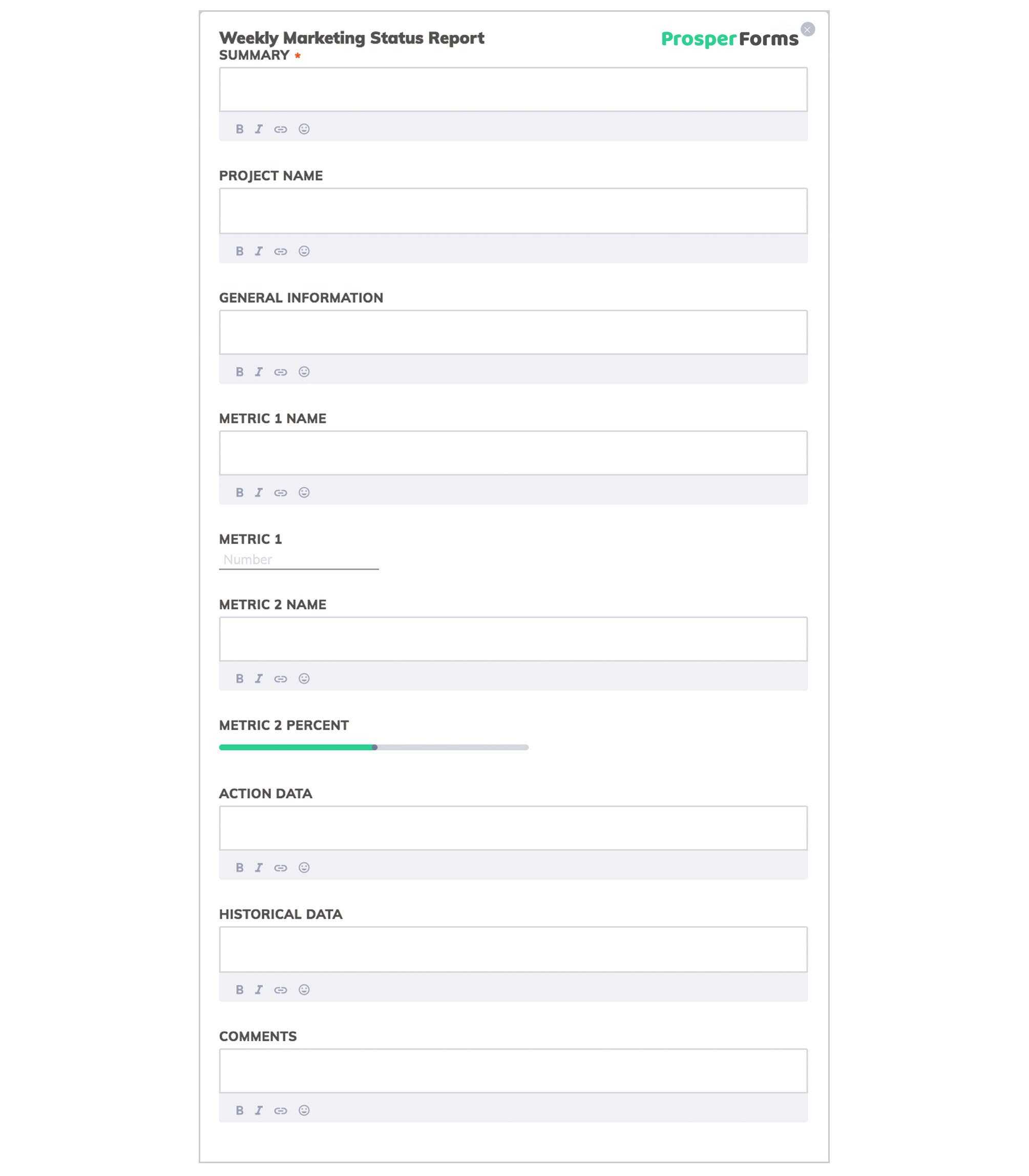 2 Remarkably Simple Weekly Progress Report Templates | Free With Regard To Staff Progress Report Template