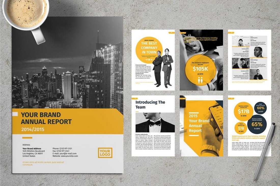 20+ Annual Report Templates (Word & Indesign) 2019 - Do A Intended For Annual Report Template Word