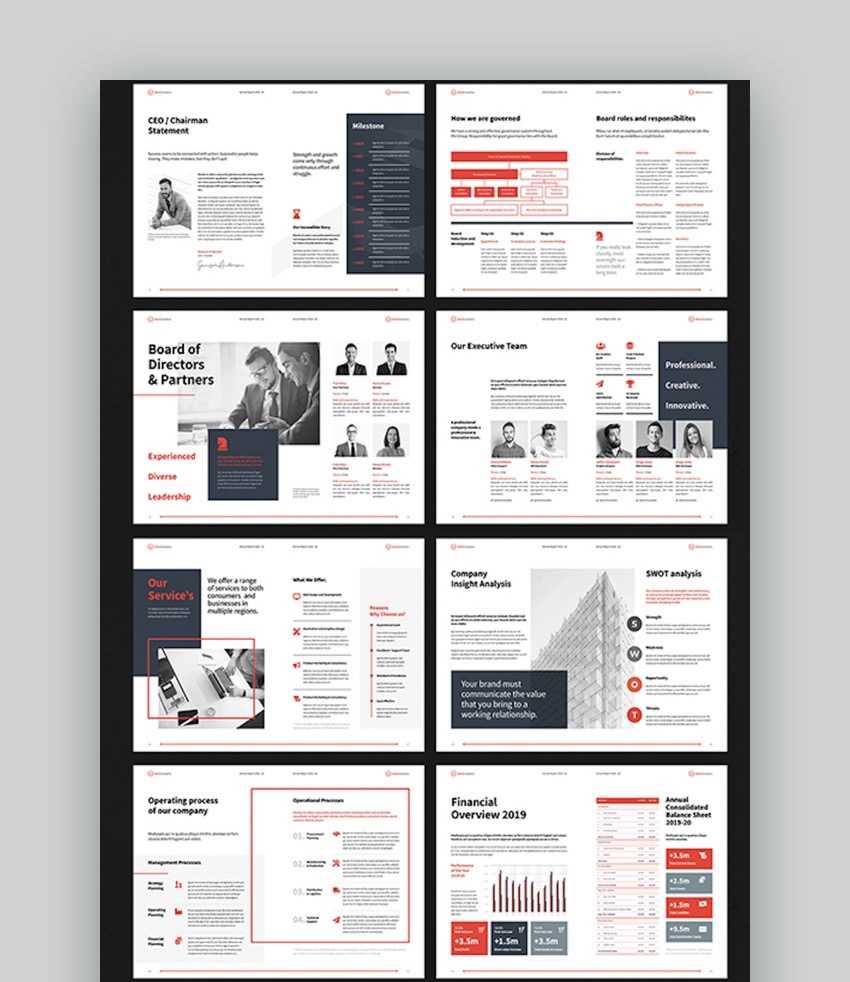 20 Best Free Microsoft Word Business Document Templates For Annual Report Template Word