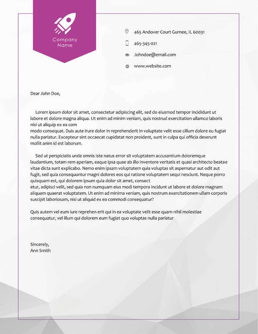 20 Best Free Microsoft Word Corporate Letterhead Templates With Headed Letter Template Word