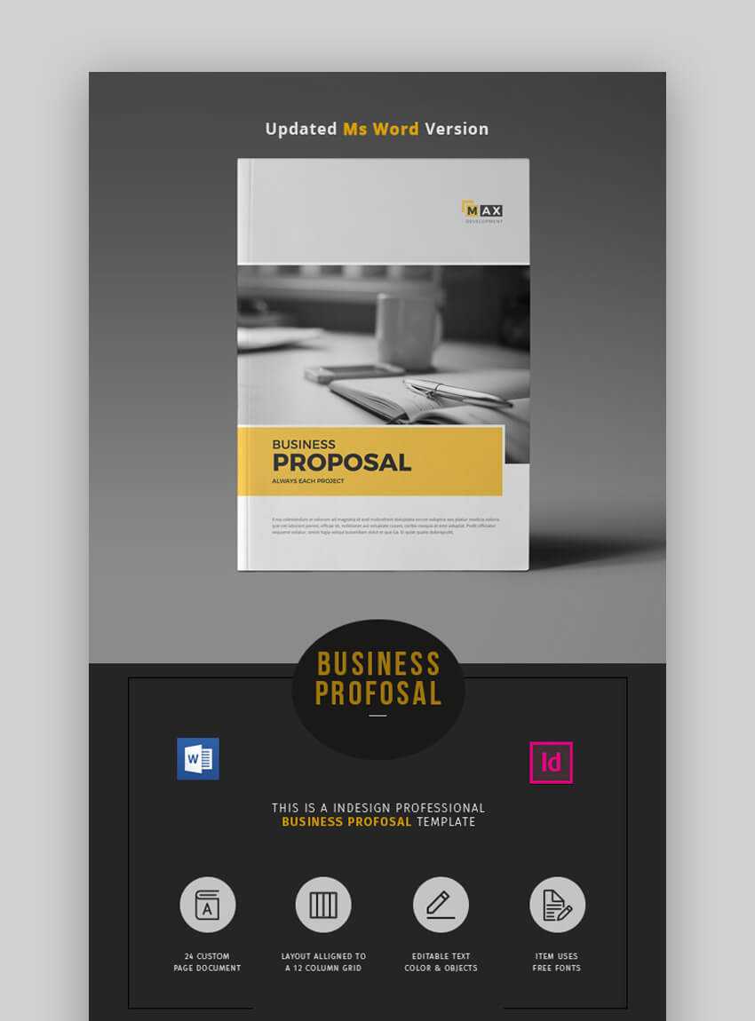20 Ms Word Business Proposal Templates To Make Deals In 2019 Throughout Free Business Proposal Template Ms Word