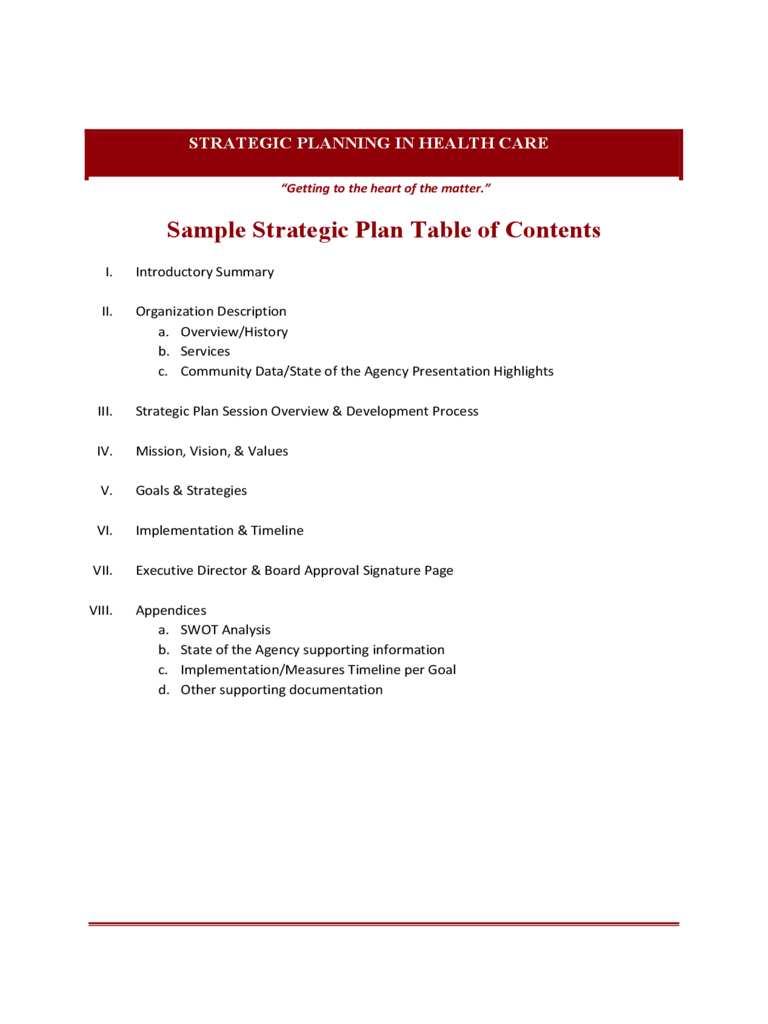 2020 Table Of Contents Template – Fillable, Printable Pdf For Blank Table Of Contents Template