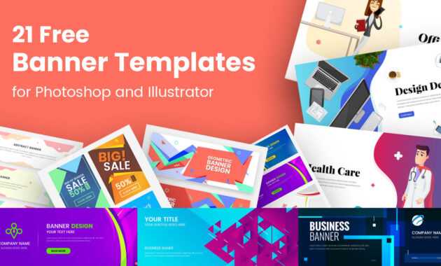 21 Free Banner Templates For Photoshop And Illustrator intended for Free Website Banner Templates Download