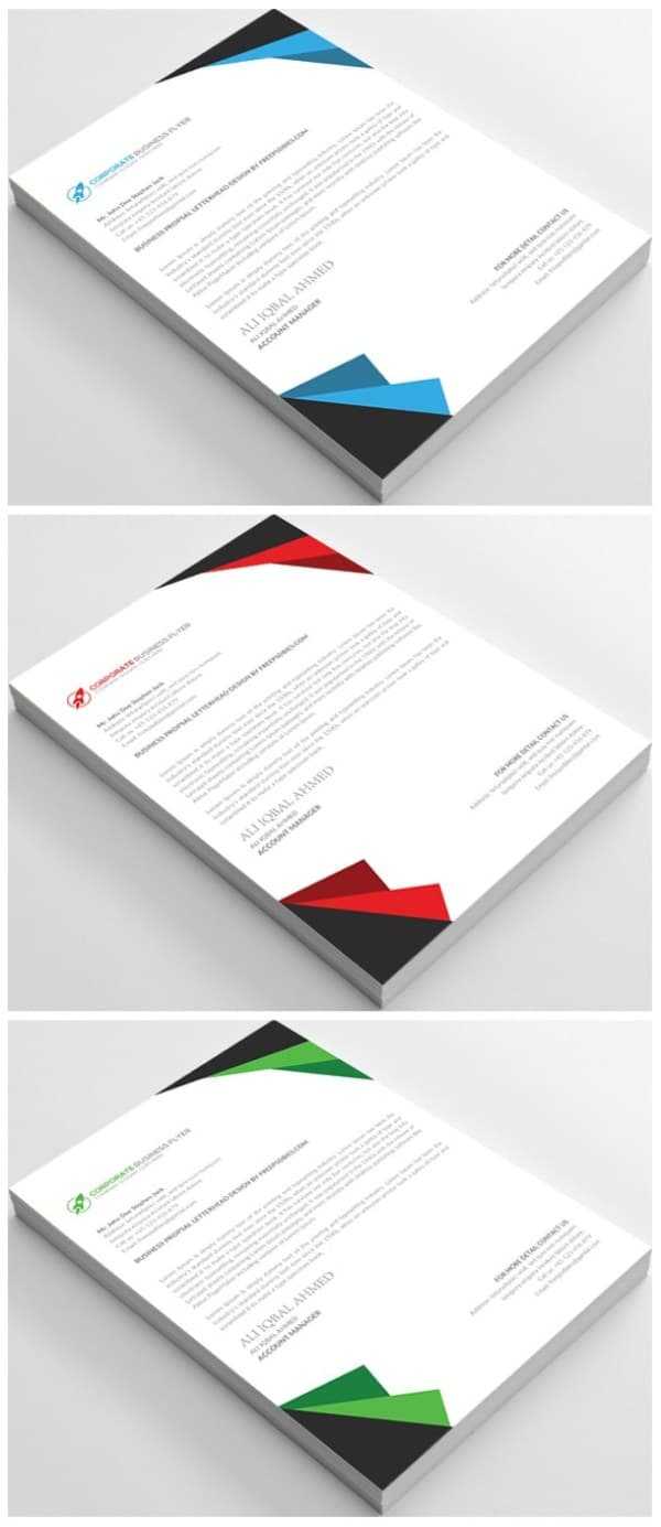 25+ Free Letterhead Design Templates (Psd & Word Doc) Within Word Stationery Template Free