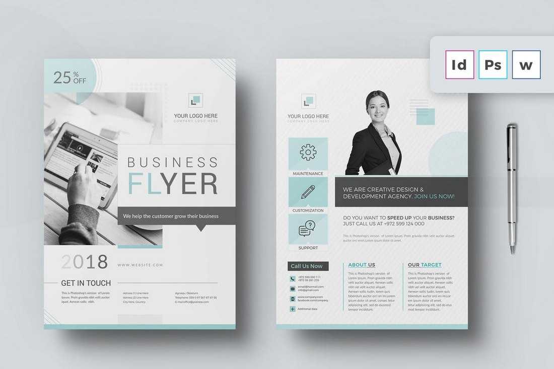 30+ Best Microsoft Word Brochure Templates – Creative Touchs Throughout Word Catalogue Template
