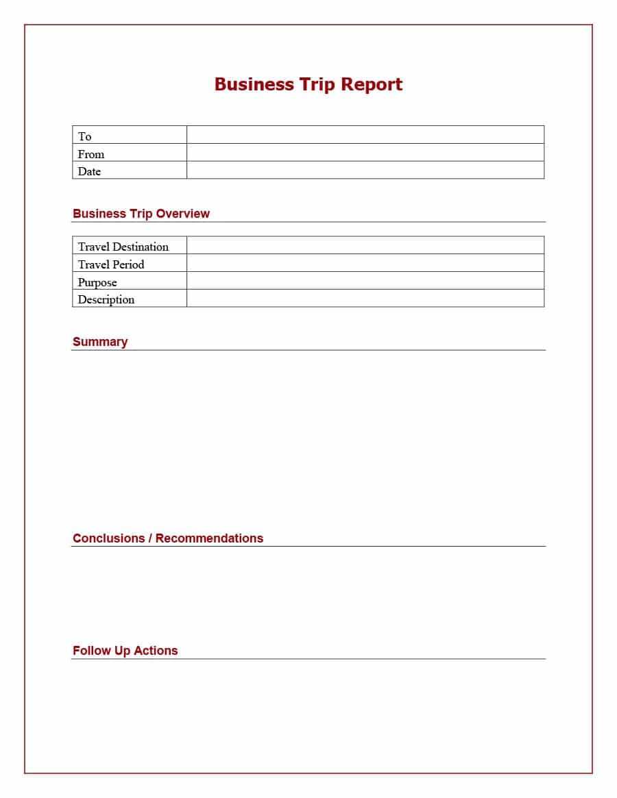 30+ Business Report Templates & Format Examples ᐅ Templatelab Pertaining To Sales Trip Report Template Word