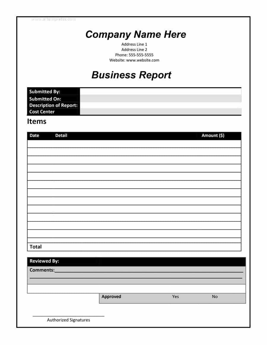 30+ Business Report Templates & Format Examples ᐅ Templatelab Regarding Simple Business Report Template