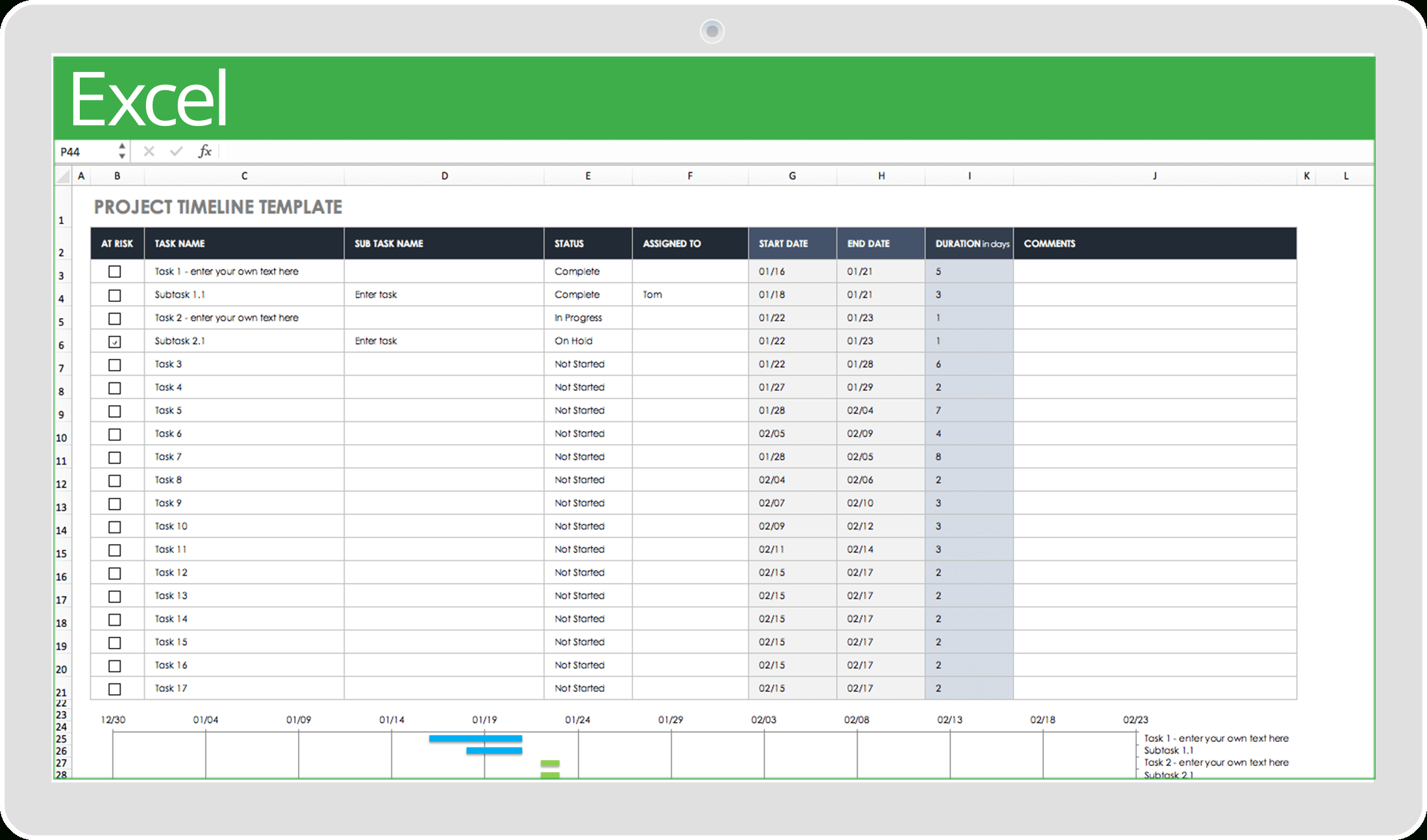 32 Free Excel Spreadsheet Templates | Smartsheet With Regard To Monthly Expense Report Template Excel