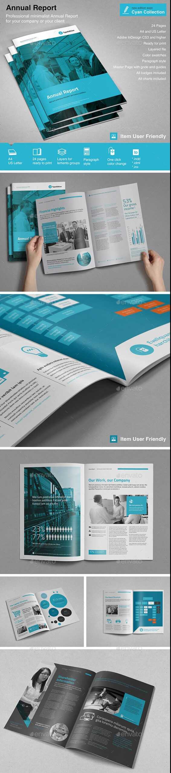 32+ Indesign Annual Report Templates For Corporate Within Free Annual Report Template Indesign