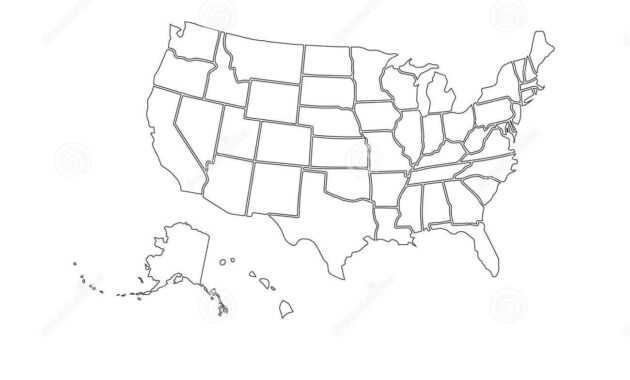 38E8A Blank Us Map Template | Wiring Library for United States Map Template Blank
