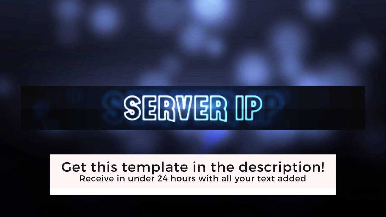 3D Minecraft Server Banner Template (Gif) – "fluid" Regarding Minecraft Server Banner Template