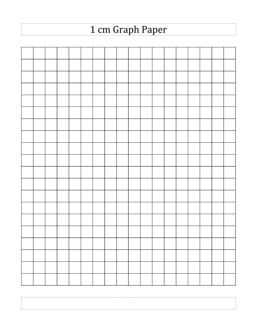 4+ Free Printable 1 (Cm) Centimeter Graph Paper | 1 Cm Grid With Regard To 1 Cm Graph Paper Template Word