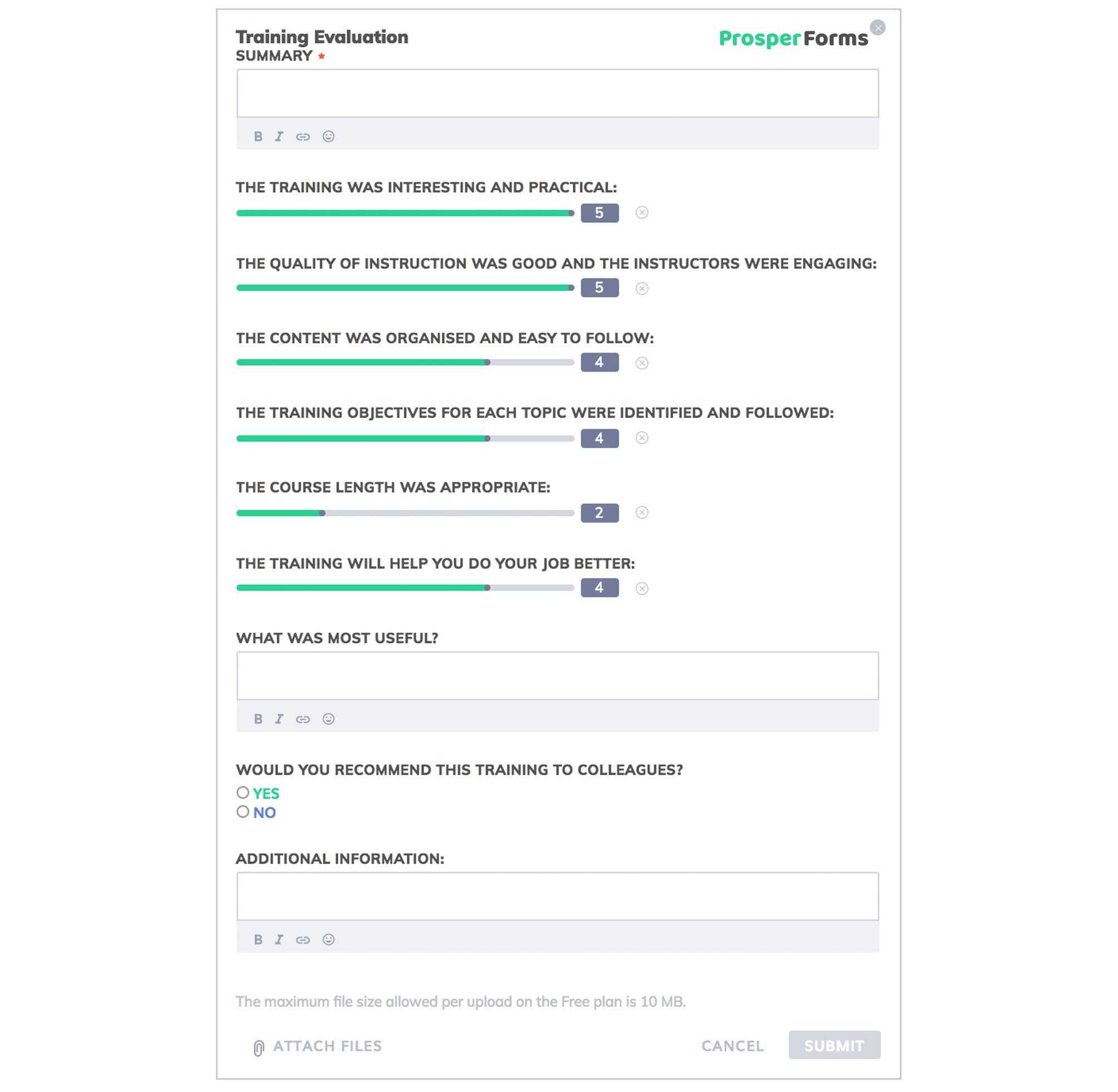 4 Steps To Create A Training Evaluation Form [With Free Form Throughout Training Evaluation Report Template
