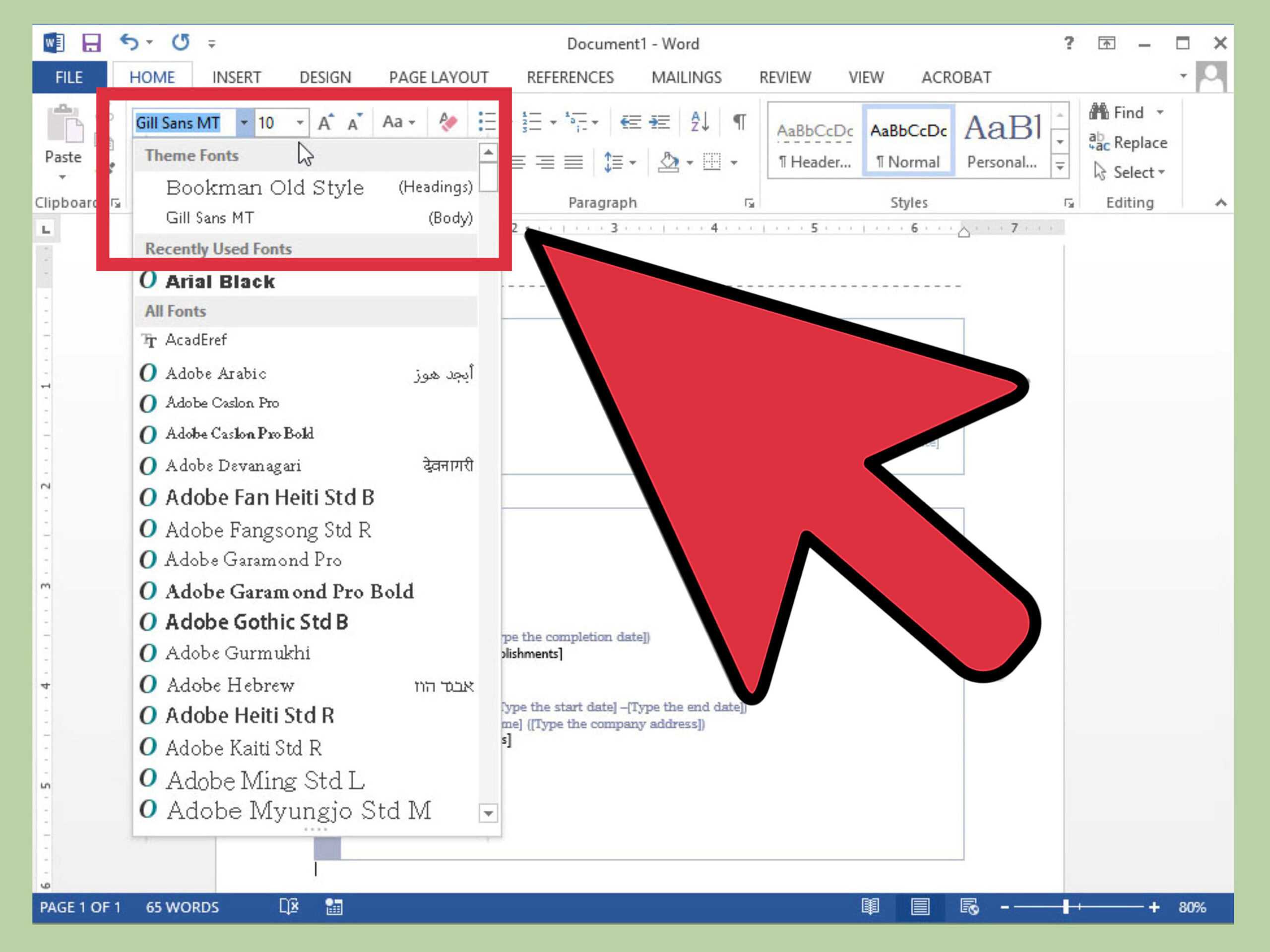 4 Ways To Create A Resume In Microsoft Word - Wikihow Regarding How To Find A Resume Template On Word