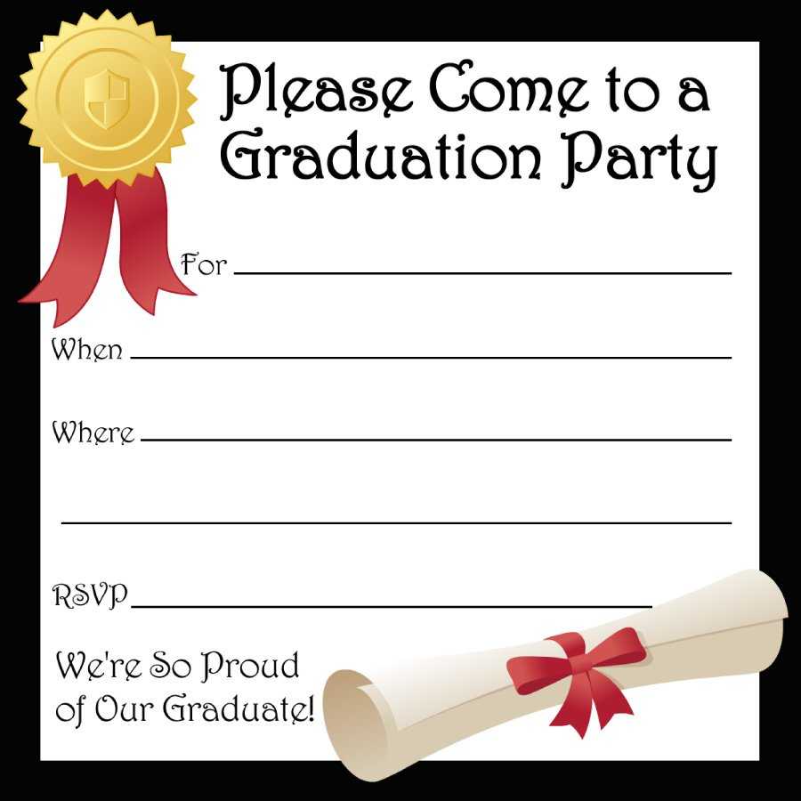 40+ Free Graduation Invitation Templates ᐅ Templatelab Regarding Graduation Invitation Templates Microsoft Word