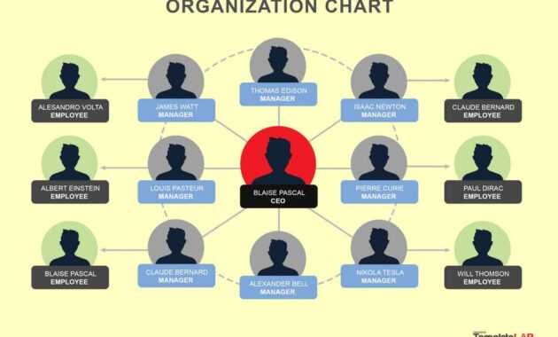 40 Organizational Chart Templates (Word, Excel, Powerpoint) with Org Chart Word Template