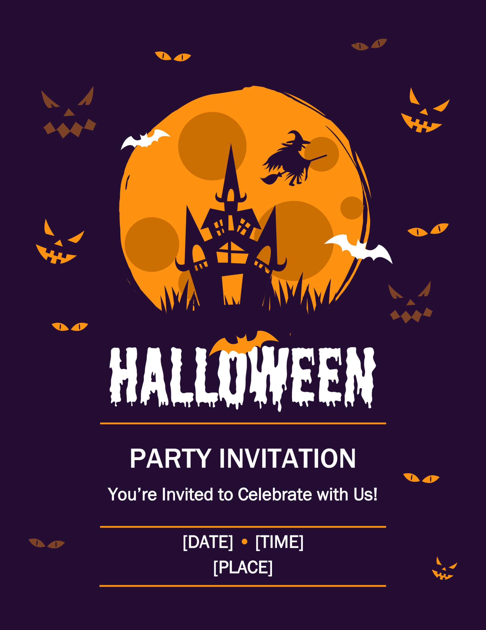 45 Free Poster And Flyer Templates – Clean, Simple, And Throughout Free Halloween Templates For Word