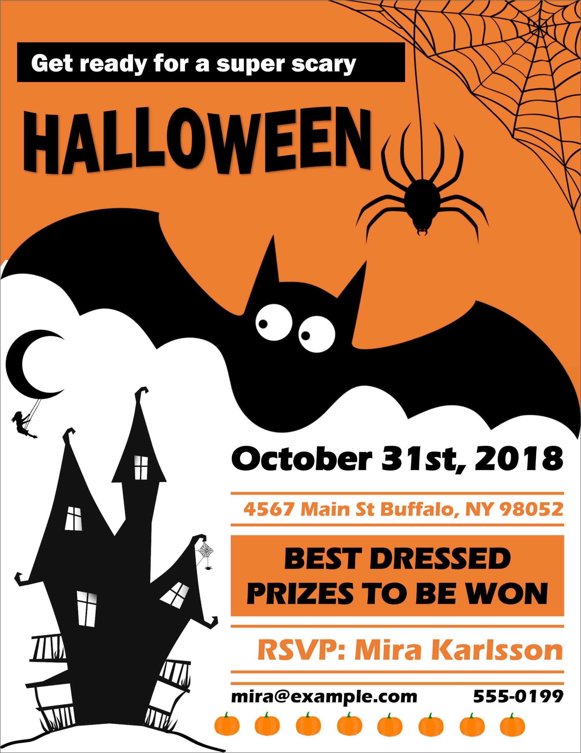 45 Free Poster And Flyer Templates – Clean, Simple, And Throughout Free Halloween Templates For Word