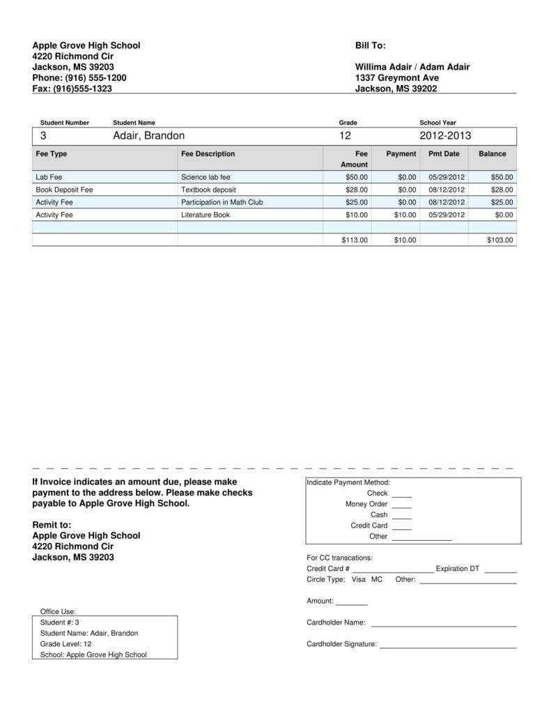 5+ Tuition Receipt Templates – Pdf, Word | Free & Premium Pertaining To Fake College Report Card Template