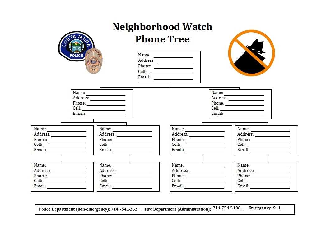 50 Free Phone Tree Templates (Ms Word & Excel) ᐅ Templatelab Pertaining To Calling Tree Template Word