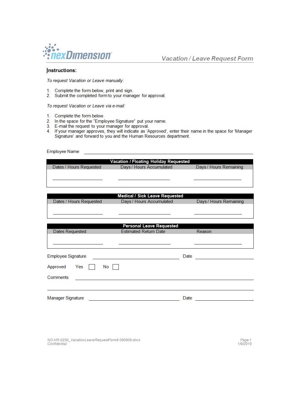 50 Professional Employee Vacation Request Forms [Word] ᐅ Regarding Travel Request Form Template Word