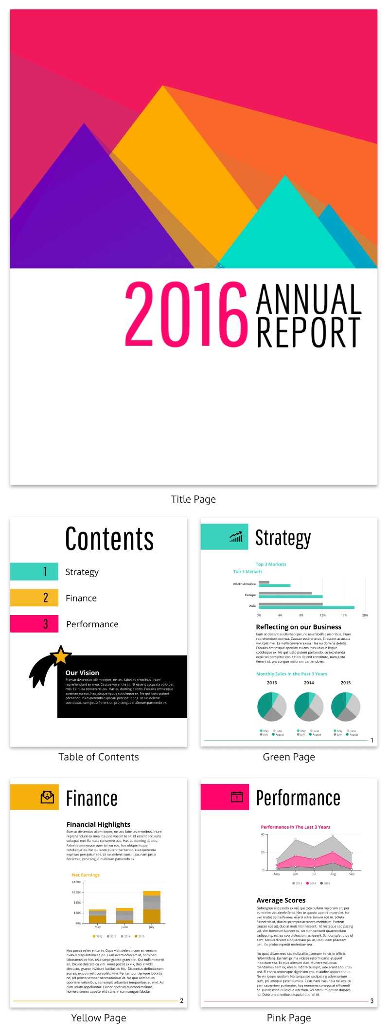 55+ Annual Report Design Templates & Inspirational Examples Throughout Word Annual Report Template