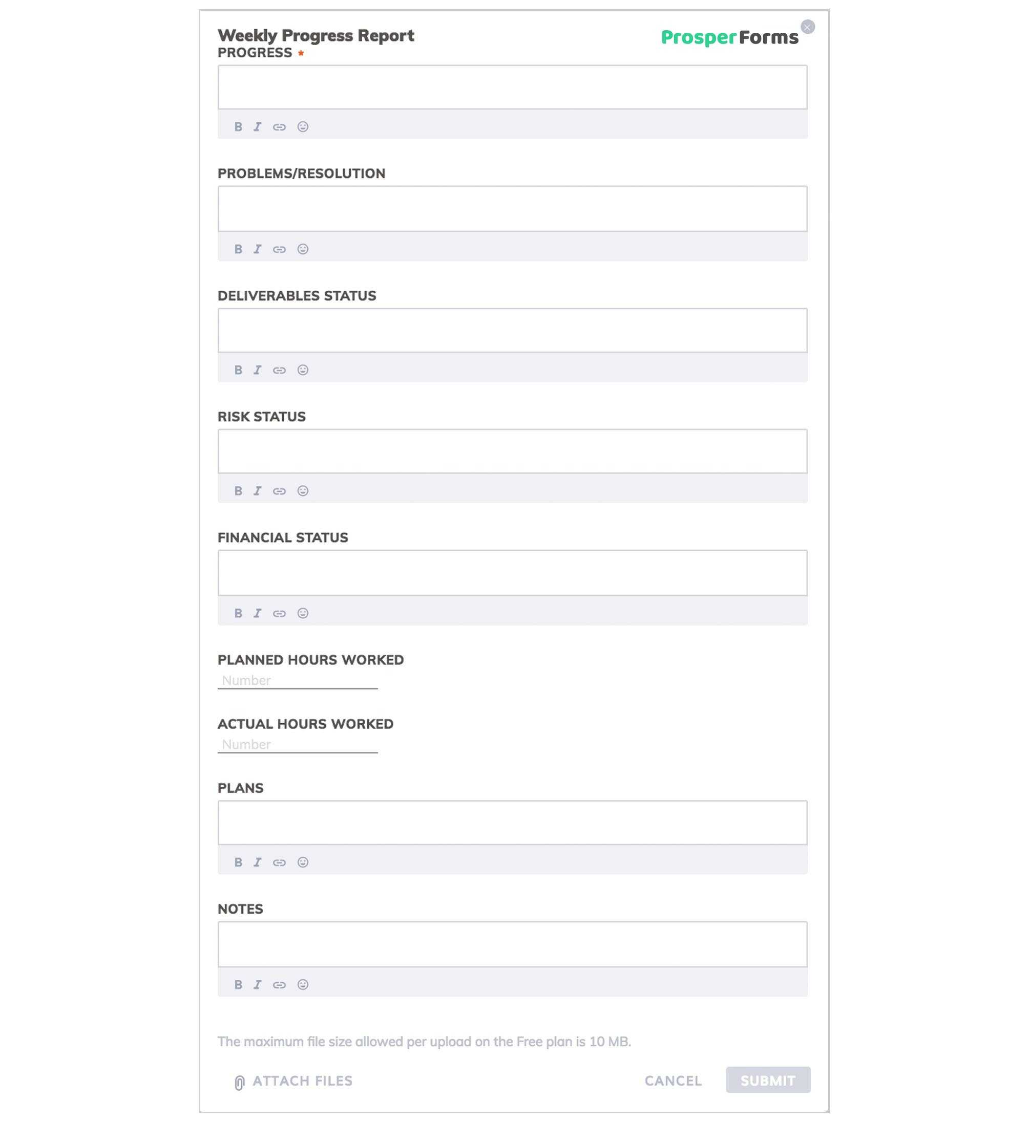 6 Awesome Weekly Status Report Templates | Free Download Regarding Weekly Manager Report Template