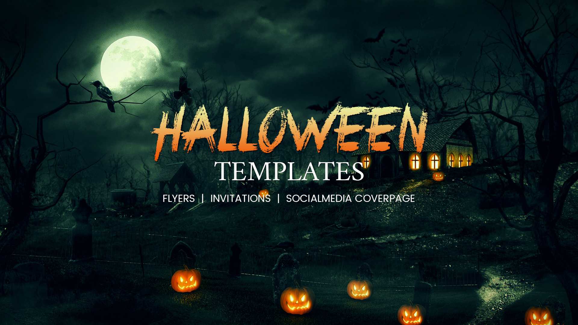 68+ Halloween Templates - Editable Psd, Ai, Eps Format Intended For Free Halloween Templates For Word
