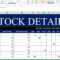 #68 How To Make Maintain Stocks Report In Ms Excel Pertaining To Stock Report Template Excel