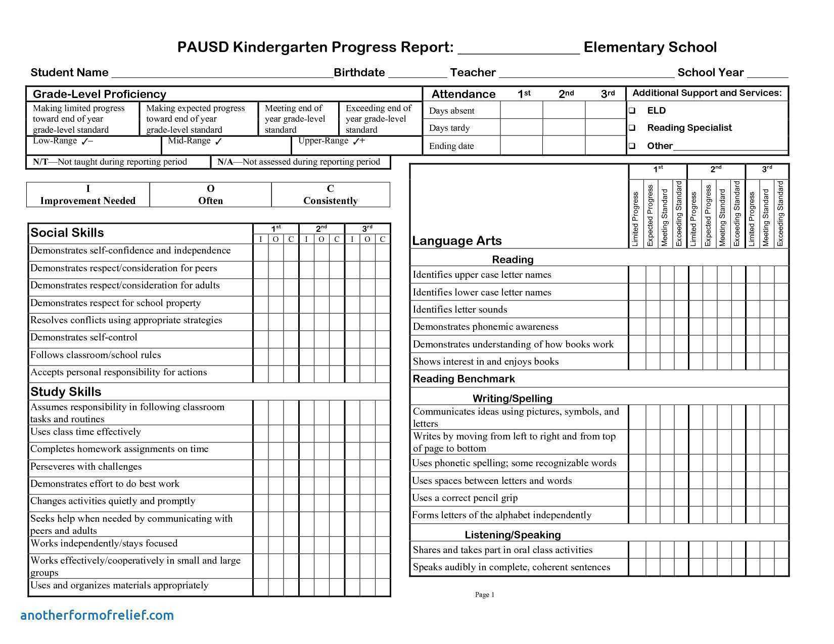 73 Create High School Progress Report Card Template In Word For High School Report Card Template