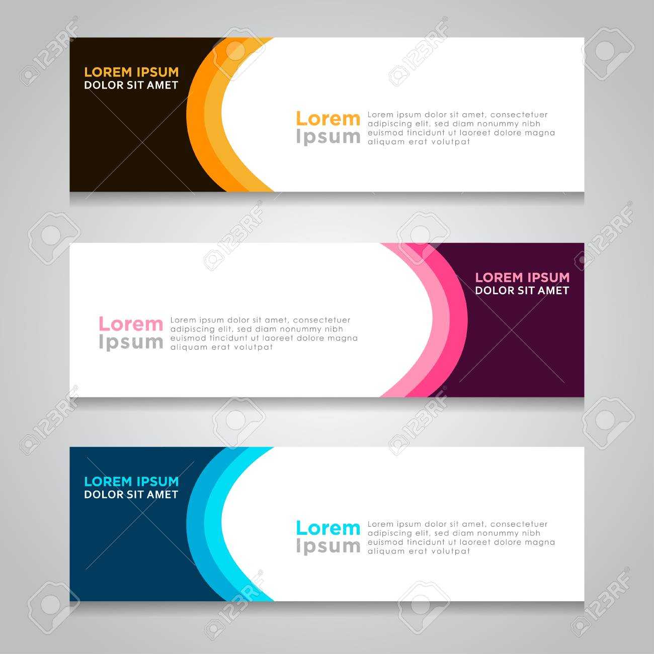 Abstract Web Banner Design Background Or Header Templates Pertaining To Website Banner Design Templates