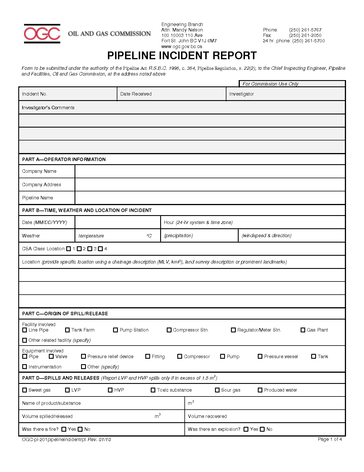 Accident Investigation Report Form Osha Syrian Civil War For Ohs Incident Report Template Free