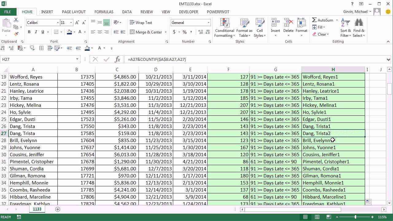 Aging Reports In Excel – Dalep.midnightpig.co Regarding Ar Report Template