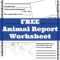 Animal Report Worksheet – Only Passionate Curiosity With Regard To Animal Report Template