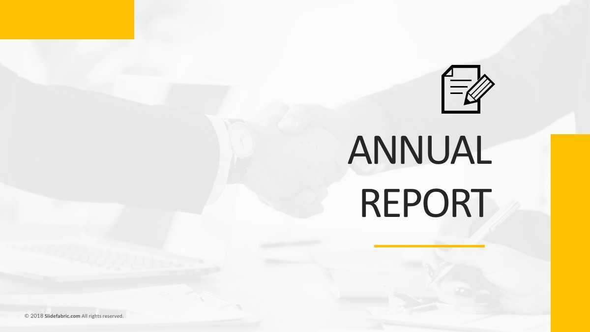 Annual Report Free Powerpoint Template Throughout Annual Report Ppt Template