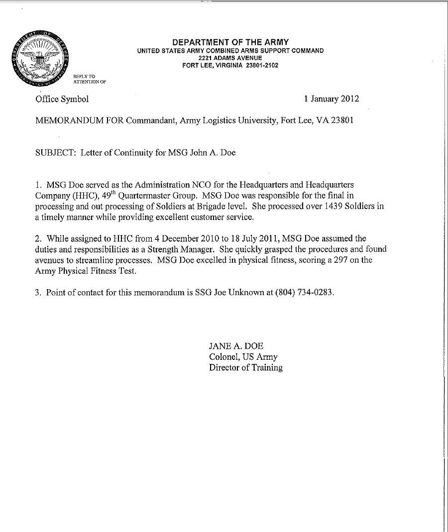 Army Memorandum Example - Calep.midnightpig.co Within Army Memorandum Template Word