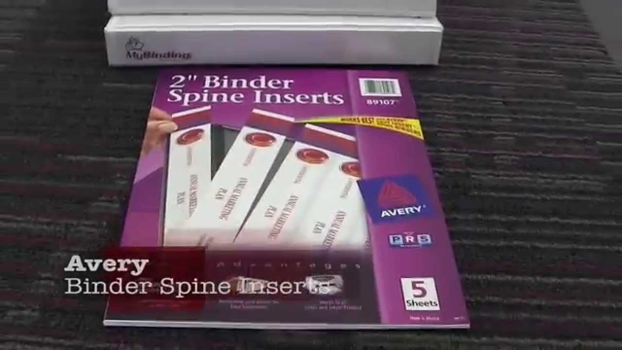 Avery Binder Spines – Dalep.midnightpig.co Throughout Binder Spine Template Word