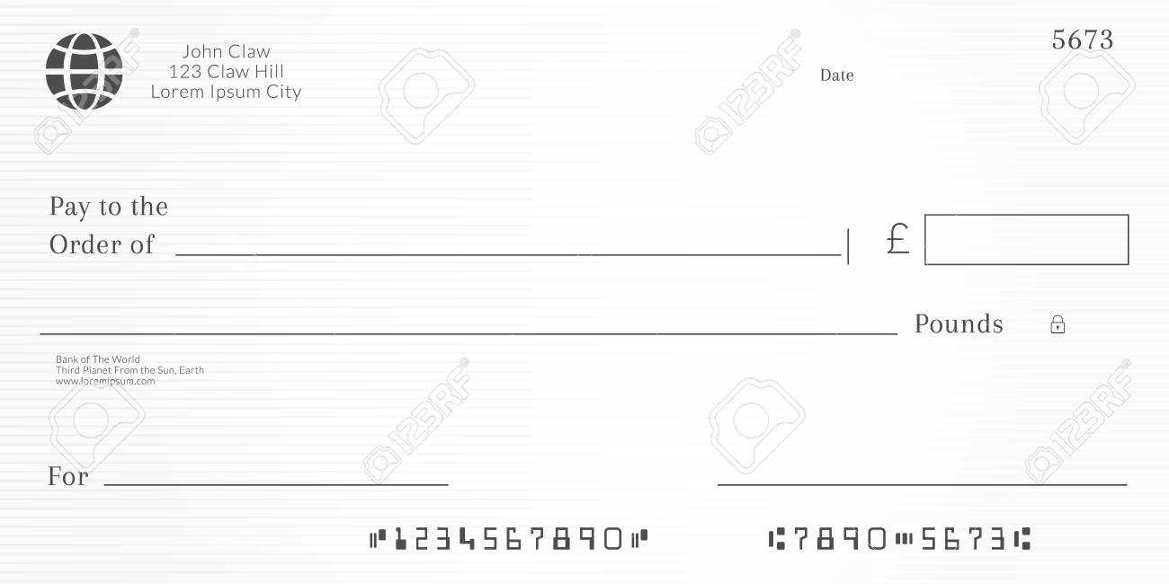 B1B5Aa Charity Cheque Template | Wiring Resources Pertaining To Large Blank Cheque Template