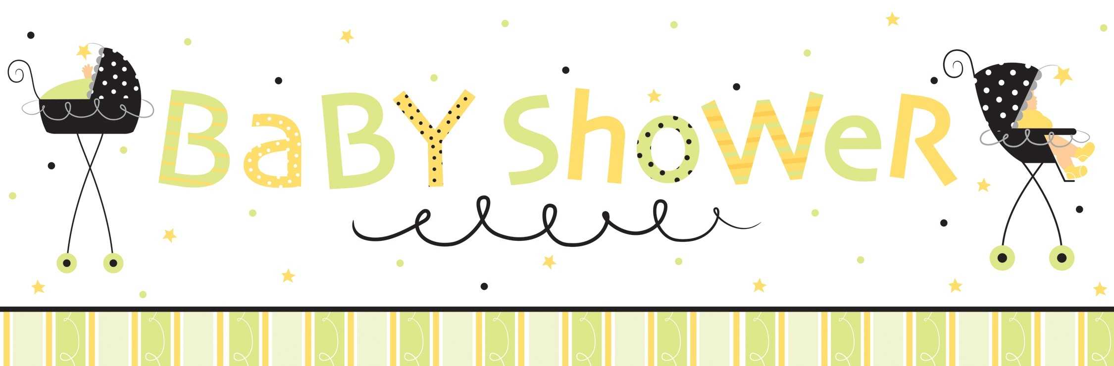 Baby Shower Banner Clipart Inside Baby Shower Banner Template