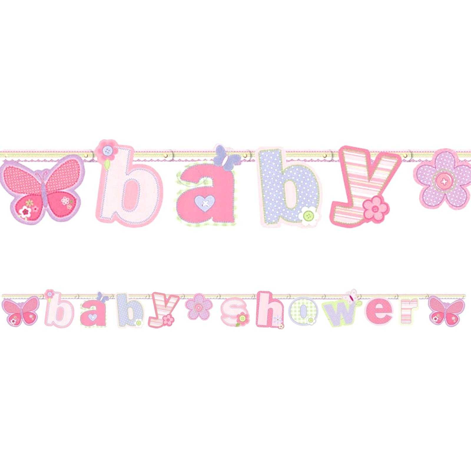 Baby Shower Banner Template Free | Handmade | Zblogowani Intended For Bridal Shower Banner Template