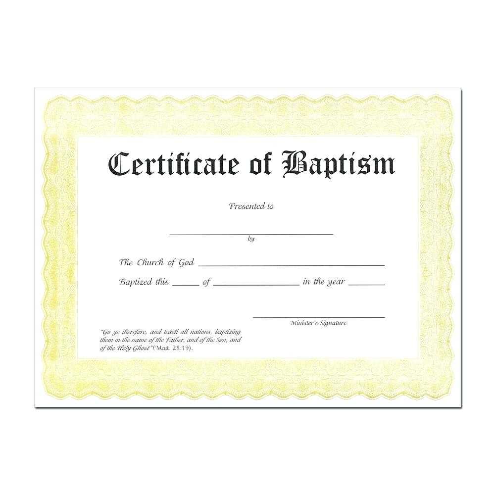 Baptism Certificate Template Word – Heartwork With Baptism Certificate Template Word