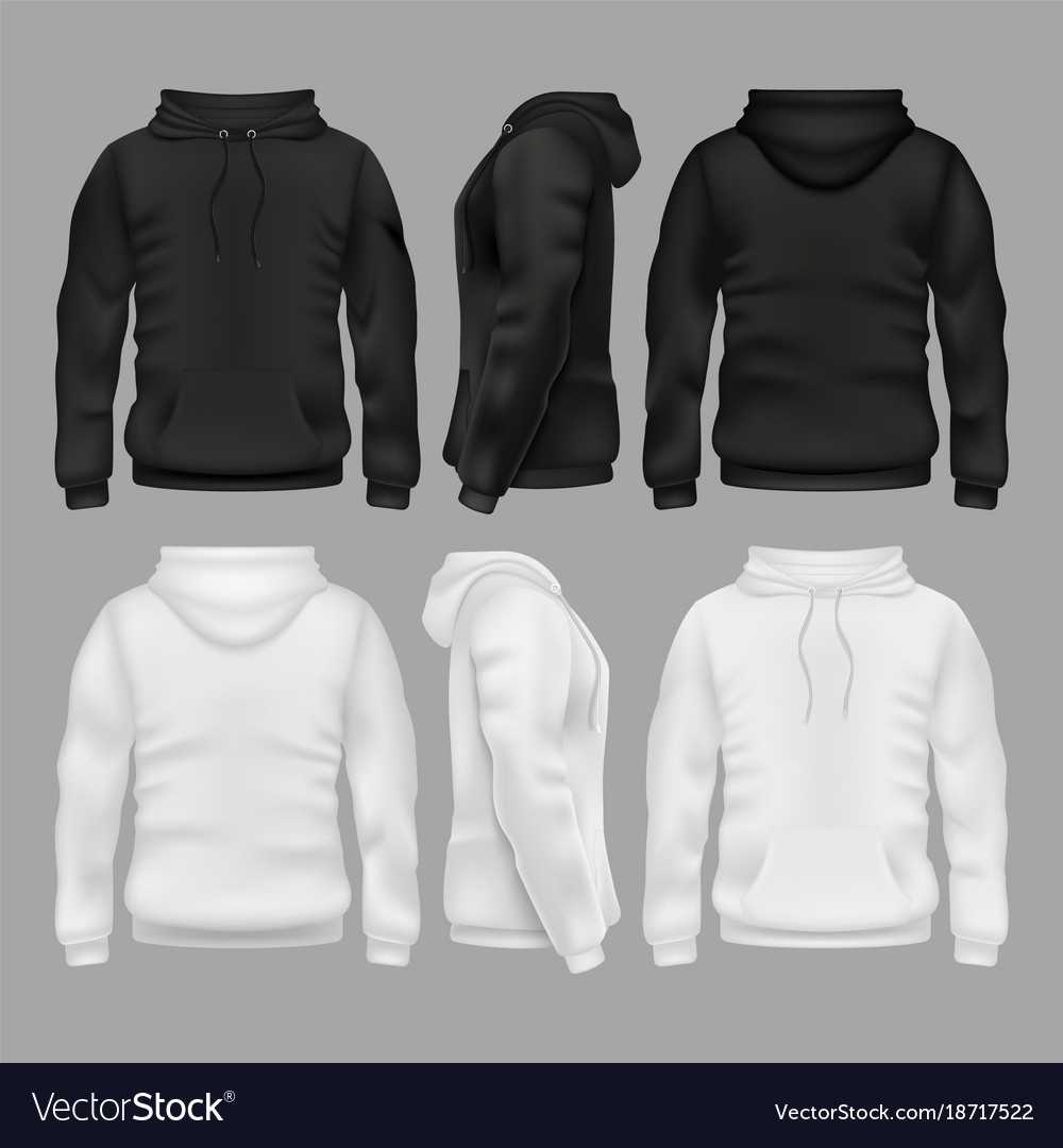 Black And White Blank Sweatshirt Hoodie Intended For Blank Black Hoodie Template