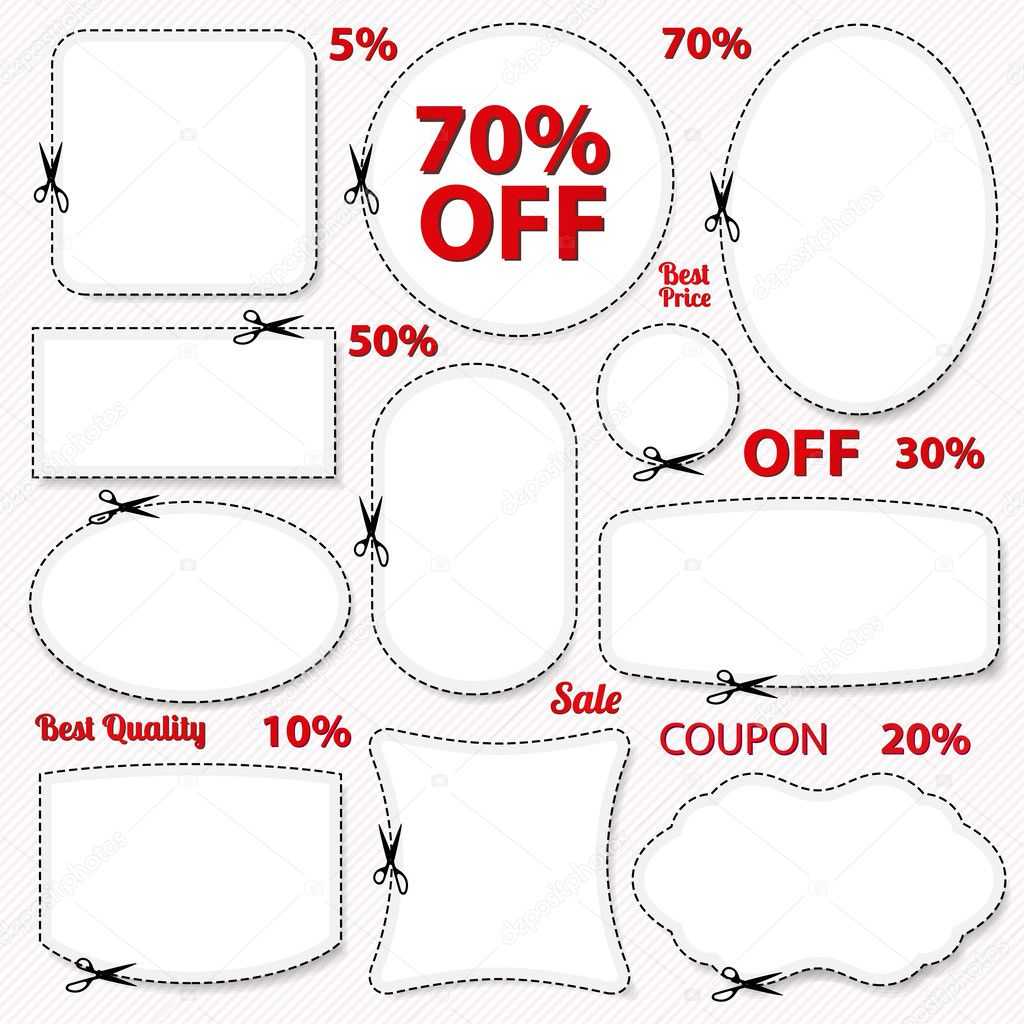 Blank Coupon Printable | Set: Sale Coupon, Labels (Banner For Blank Coupon Template Printable