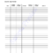 Blank Ledger Worksheet | Printable Worksheets And Activities With Blank Ledger Template