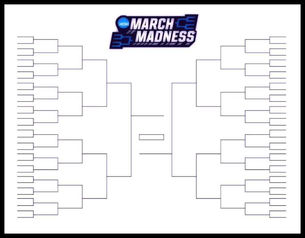 Blank March Madness Bracket Template – Dalep.midnightpig.co Intended For Blank Ncaa Bracket Template